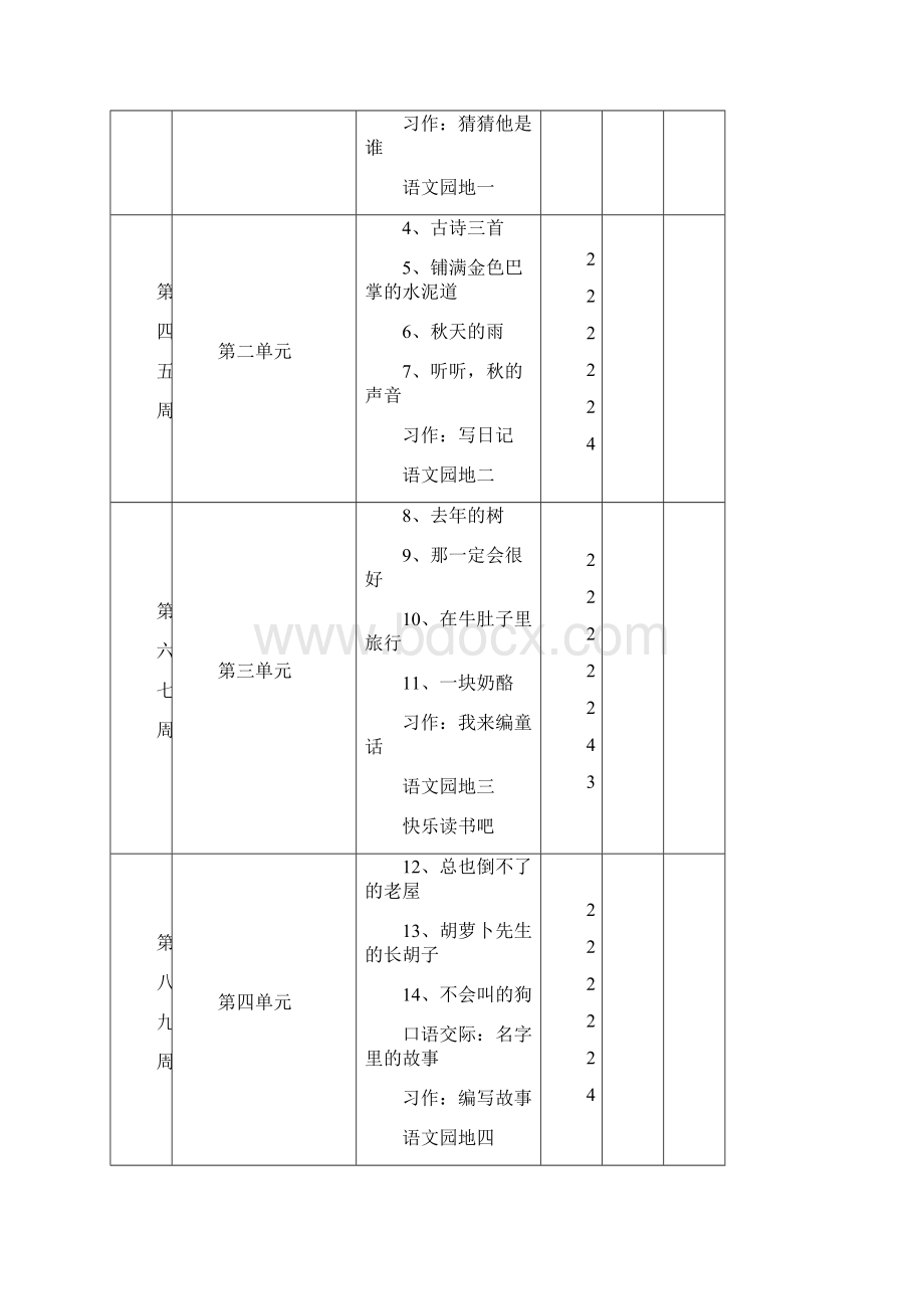 人教版三年级上册语文全册教案教学设计最新改版.docx_第3页