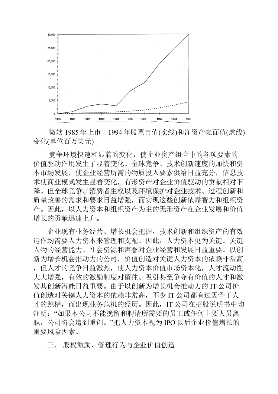 股权激励企业价值创造与投资估价.docx_第3页