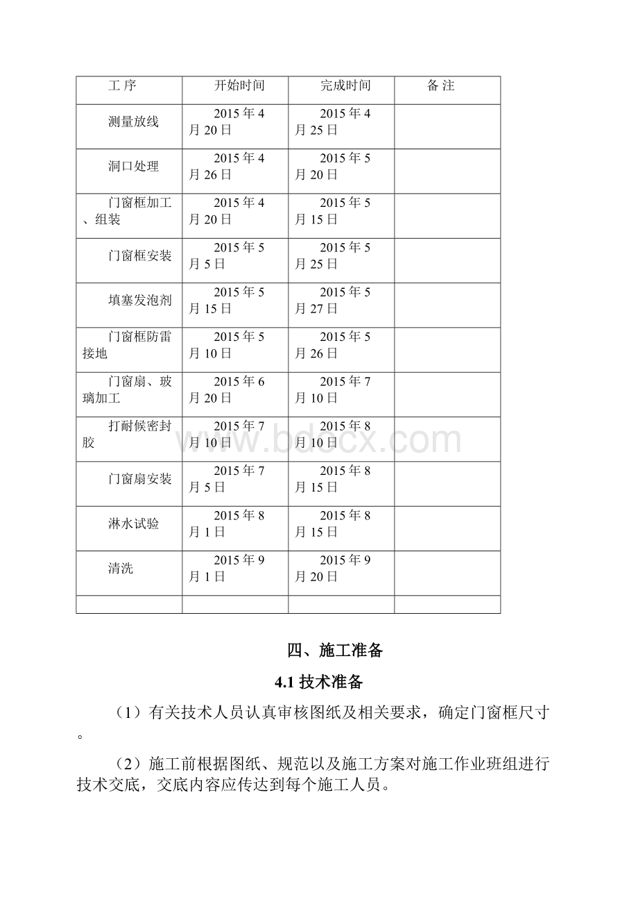 铝合金门窗专项施工方案设计培训中心最终版.docx_第2页