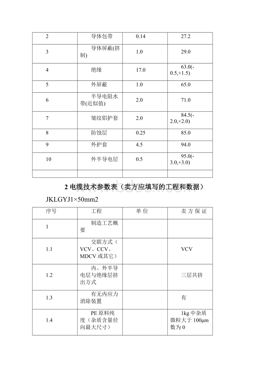 电力电缆技术规范.docx_第2页