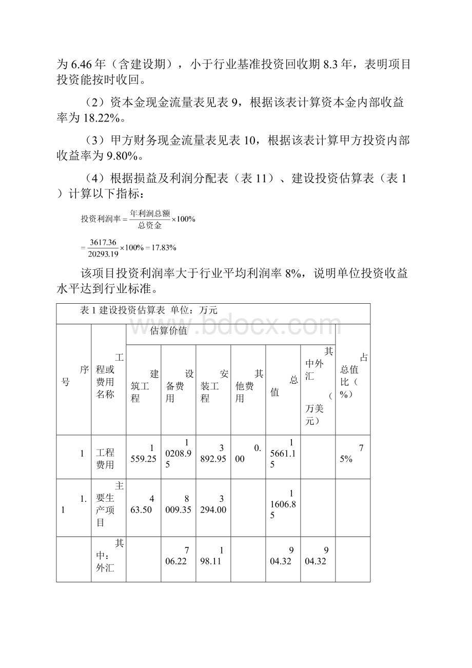 新建工业项目财务评价案例剖析.docx_第3页