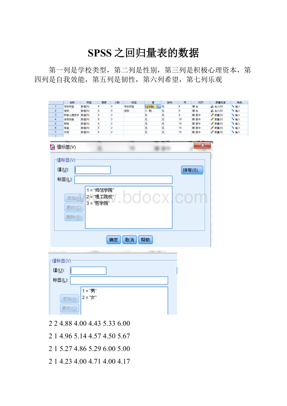 SPSS之回归量表的数据.docx_第1页