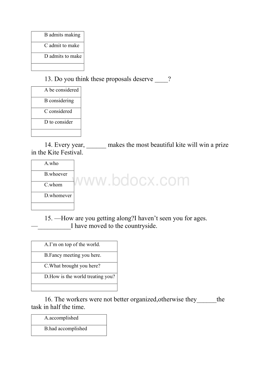 河北省承德市双桥区第八中学高二英语下学期第一周周测试题.docx_第2页