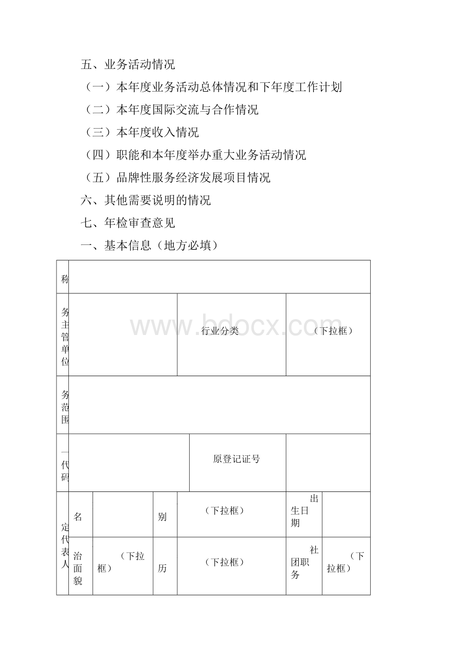 社会团体年度检查报告书范本.docx_第2页