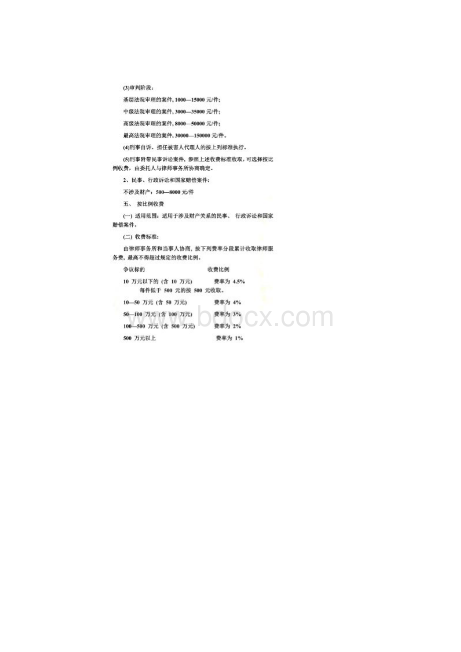 广西律师收费标准版.docx_第2页