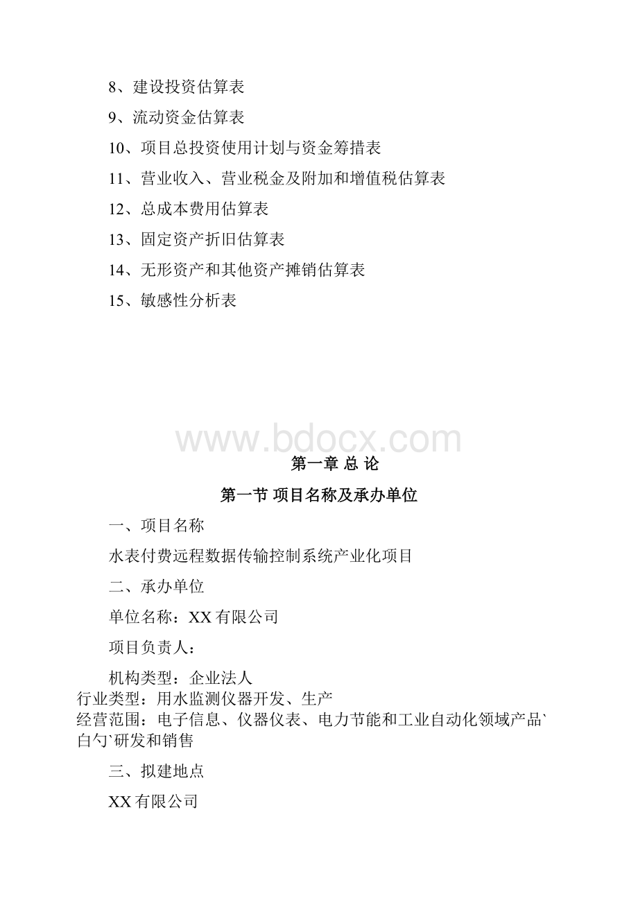 水表付费远程数据传输控制系统产业化项目可行性研究报告.docx_第2页