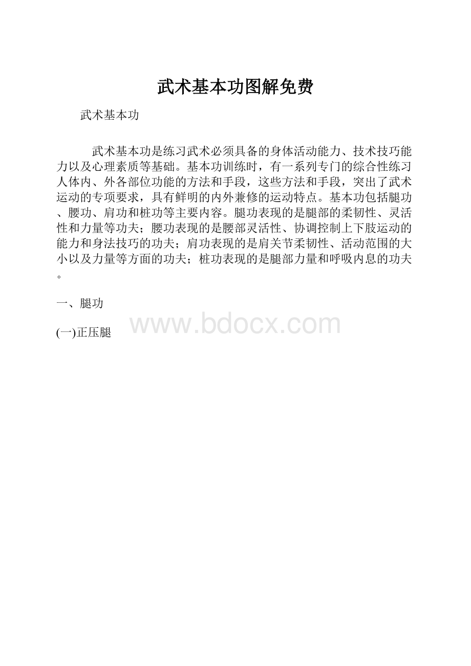 武术基本功图解免费.docx