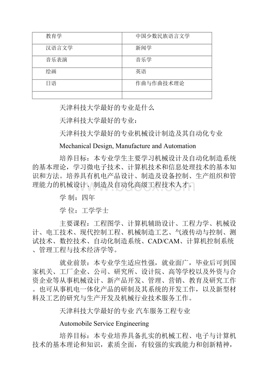 中国多所大学最好专业排名.docx_第3页