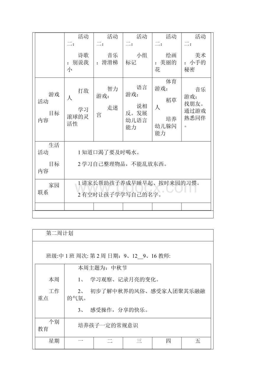 中班上学期的周计划及日计划表.docx_第2页