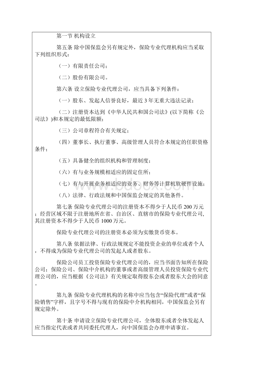 保险专业代理机构监管规定.docx_第2页