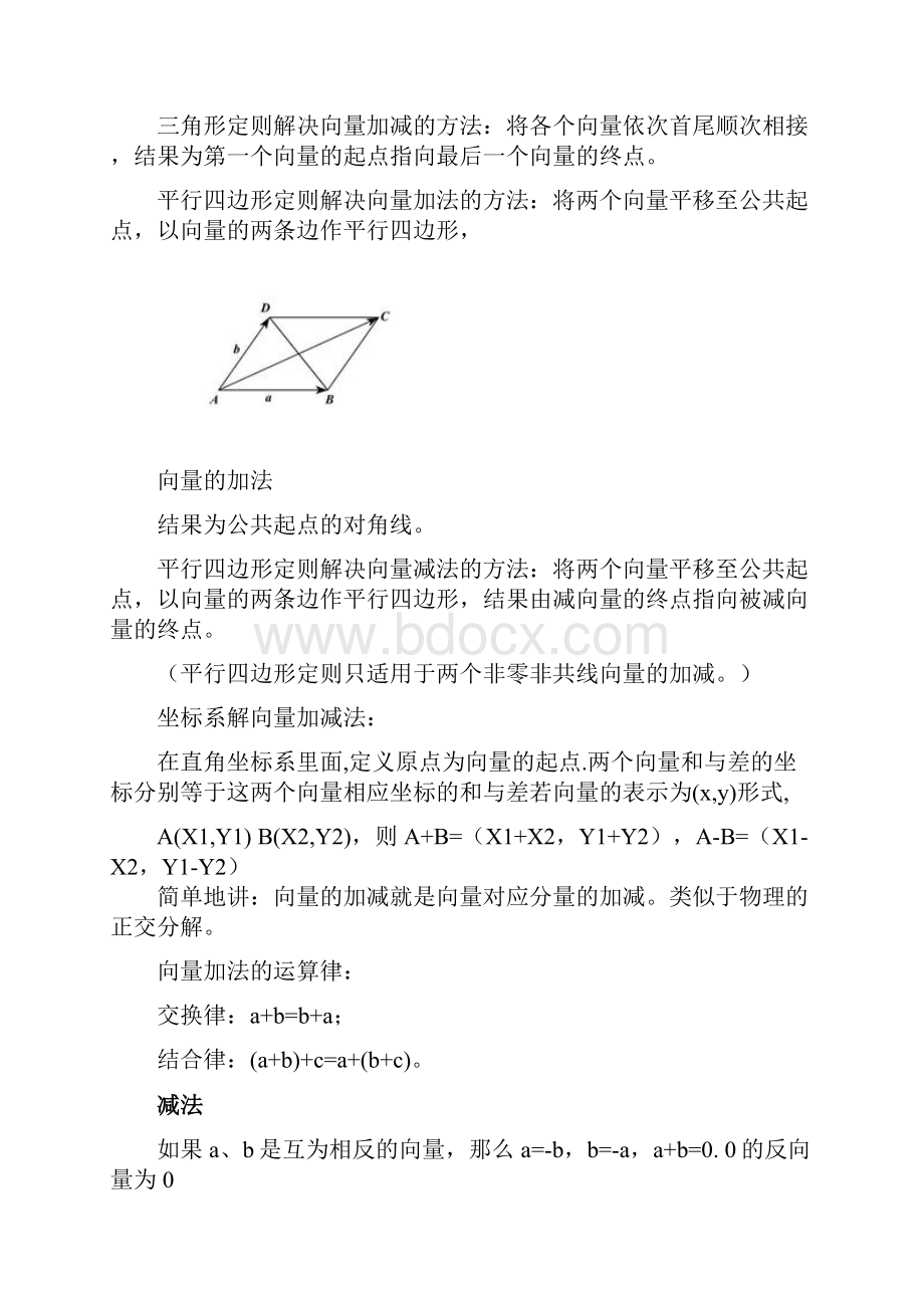 向量坐标知识点总结.docx_第2页