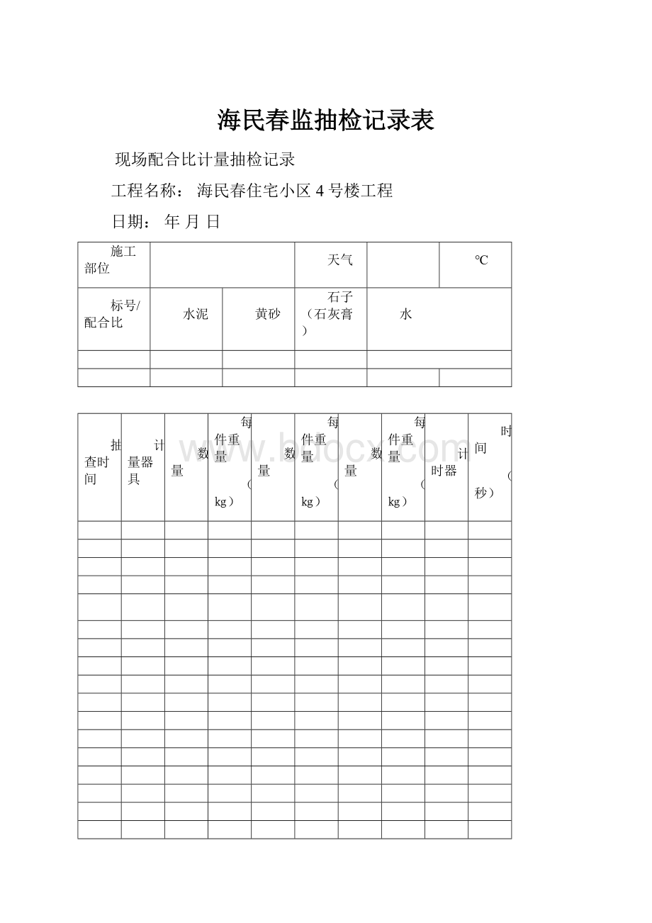 海民春监抽检记录表.docx