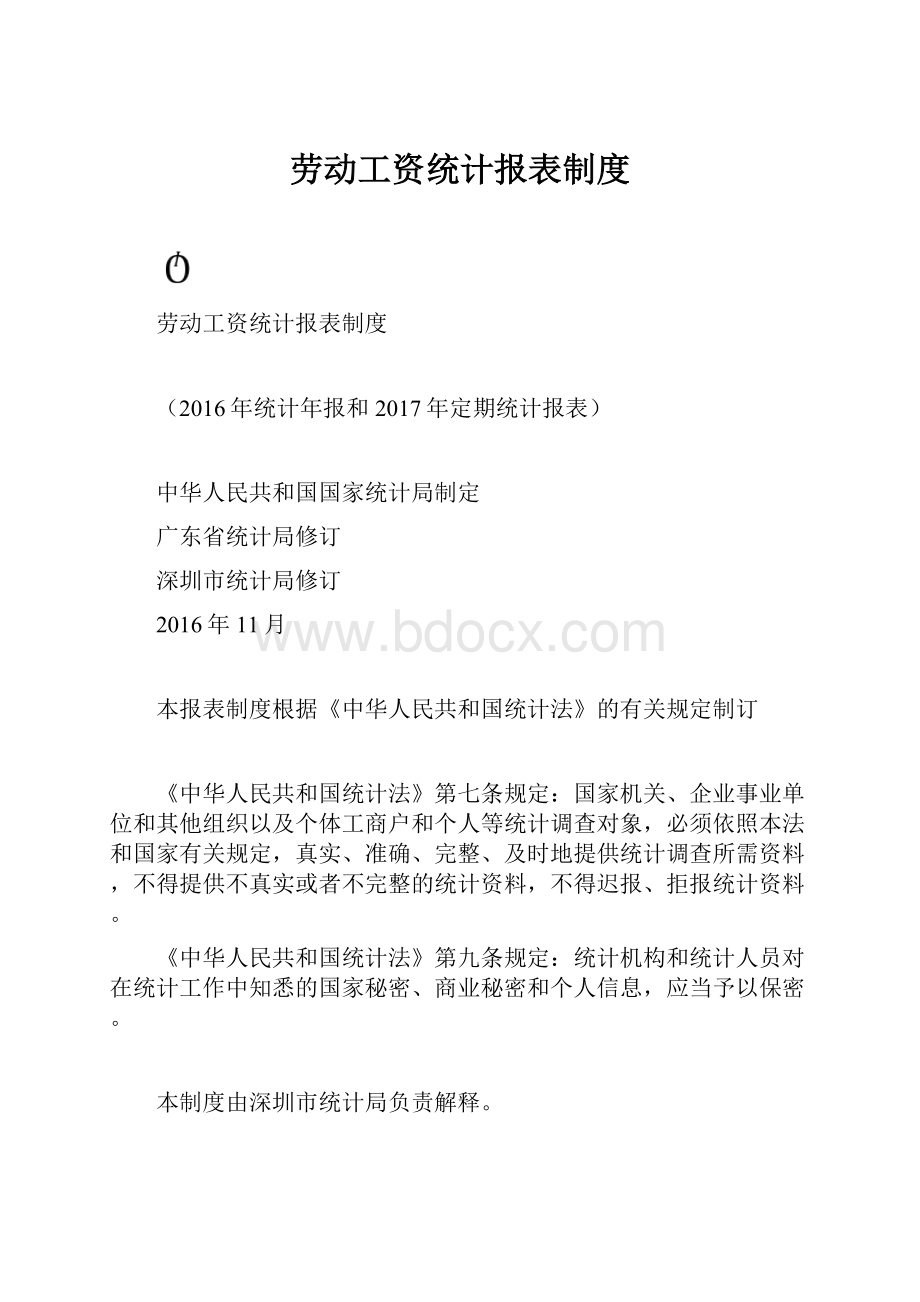 劳动工资统计报表制度.docx