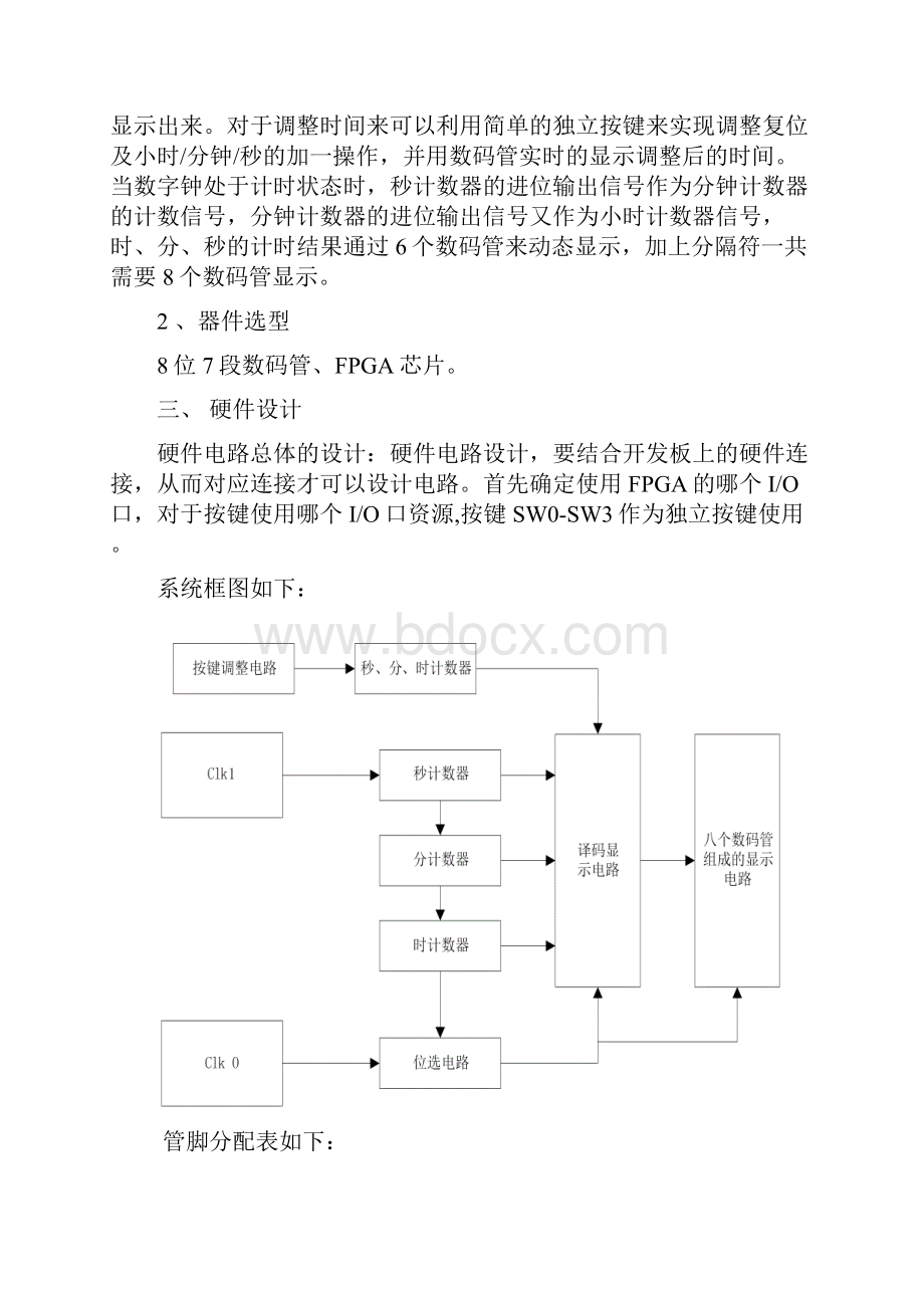 基于FPGA电子钟设计.docx_第2页