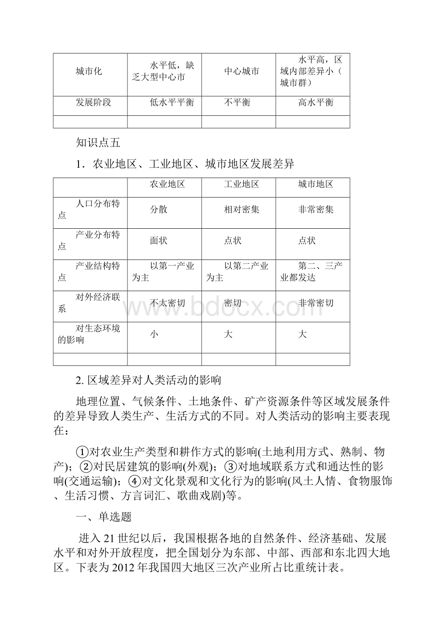 学考复习必修三区域的含义和区域发展阶段详解.docx_第3页