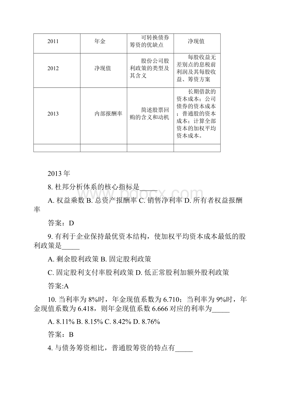 财务管理历年考点.docx_第2页