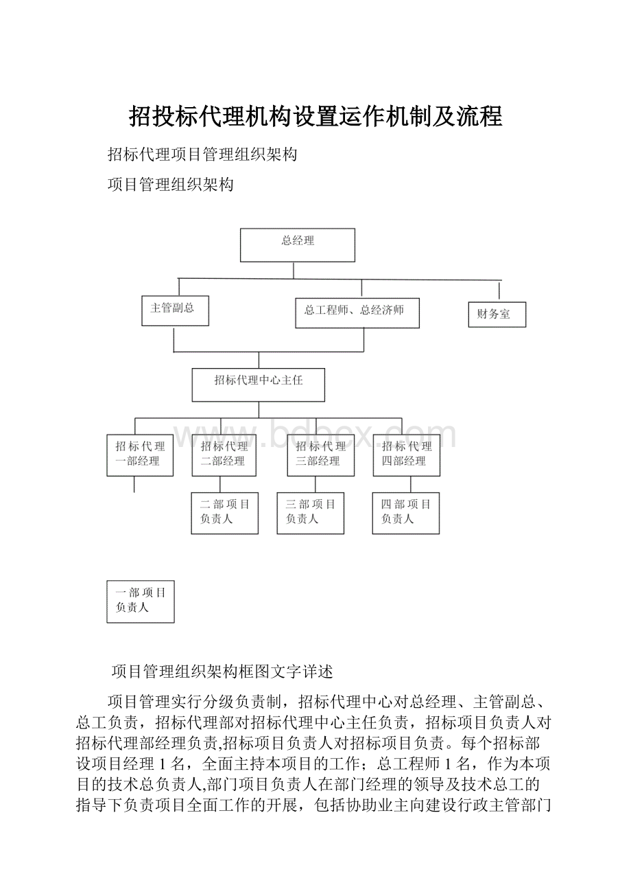 招投标代理机构设置运作机制及流程.docx_第1页