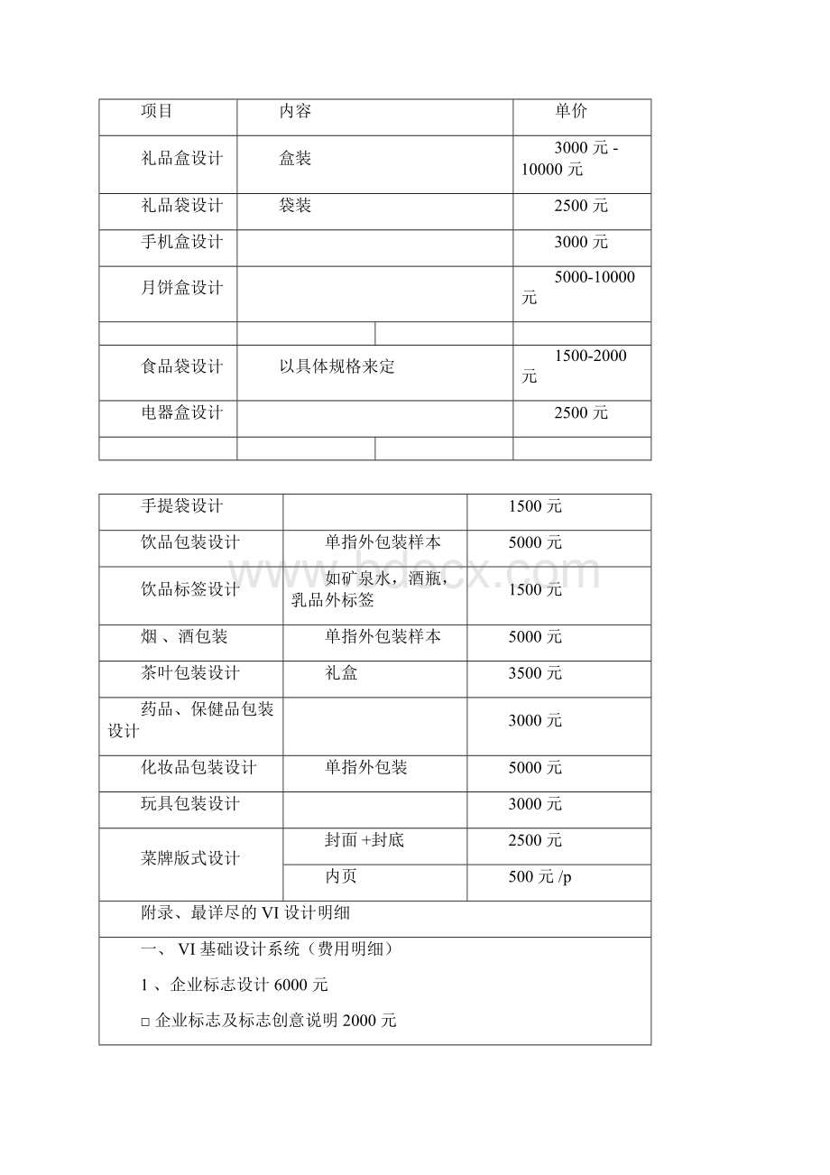 平面设计收费价格表通用.docx_第3页