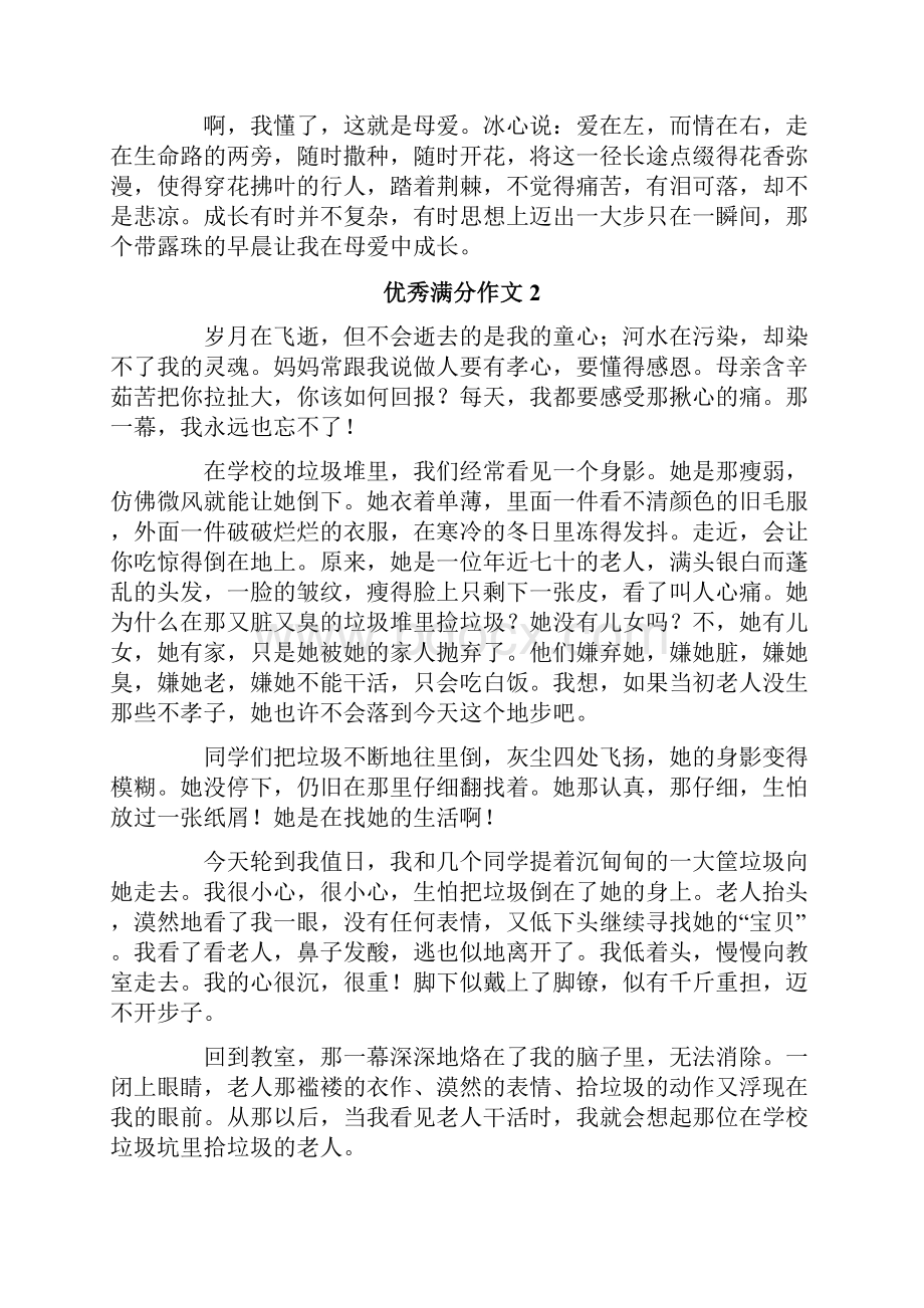 优秀满分作文文档格式.docx_第2页