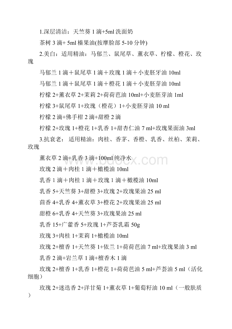 最新整理的精油配方大全.docx_第3页