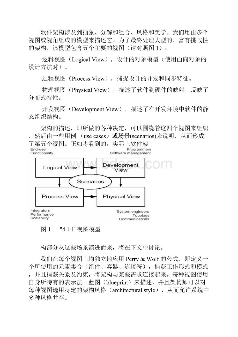 完整版体系结构蓝图软件体系结构的4+1视图中文版.docx_第2页