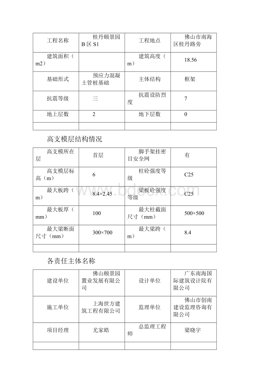 桂丹颐景园B区S1工程高支模施工方案.docx_第3页