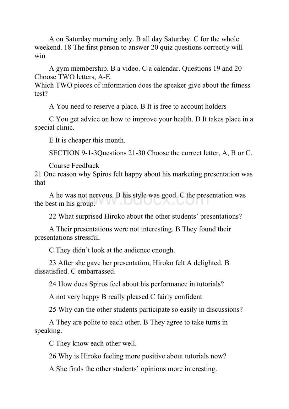 雅思9听力试题超级紧凑可编辑版文档格式.docx_第2页