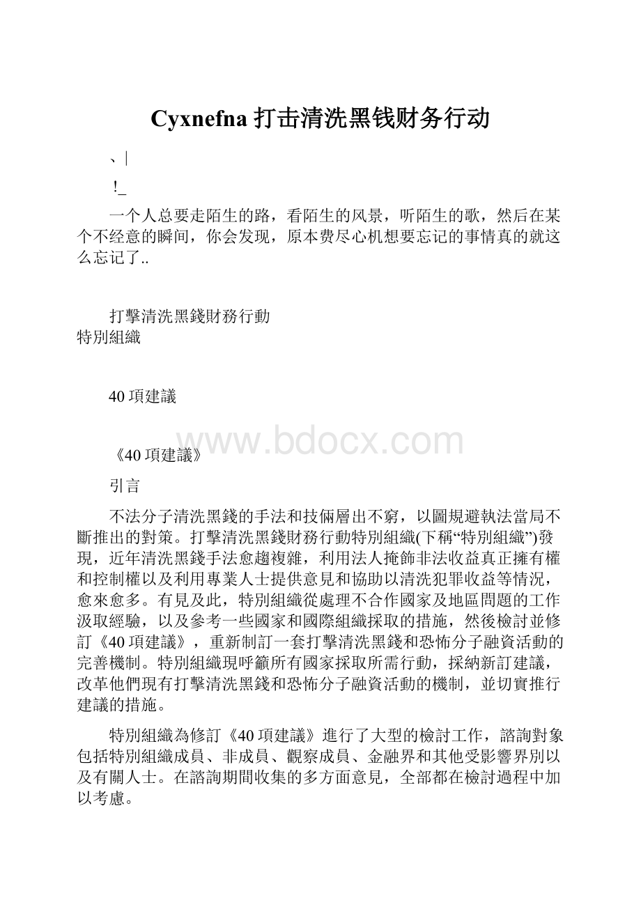 Cyxnefna打击清洗黑钱财务行动.docx_第1页