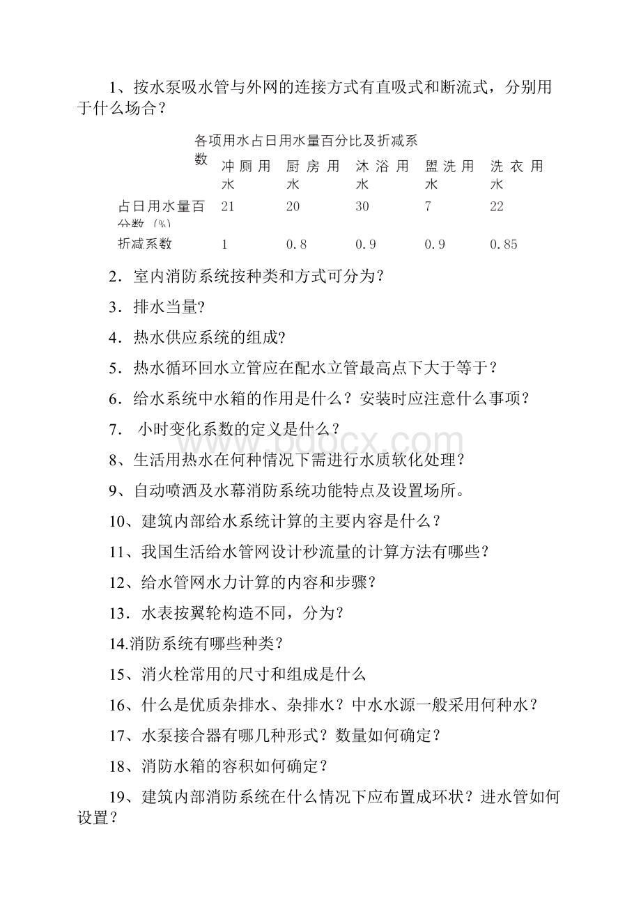 建筑给排水复习题精品文档16页.docx_第3页