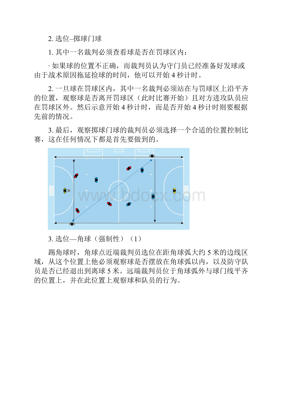 五人制足球裁判选位及手势全解析课件文档格式.docx_第3页