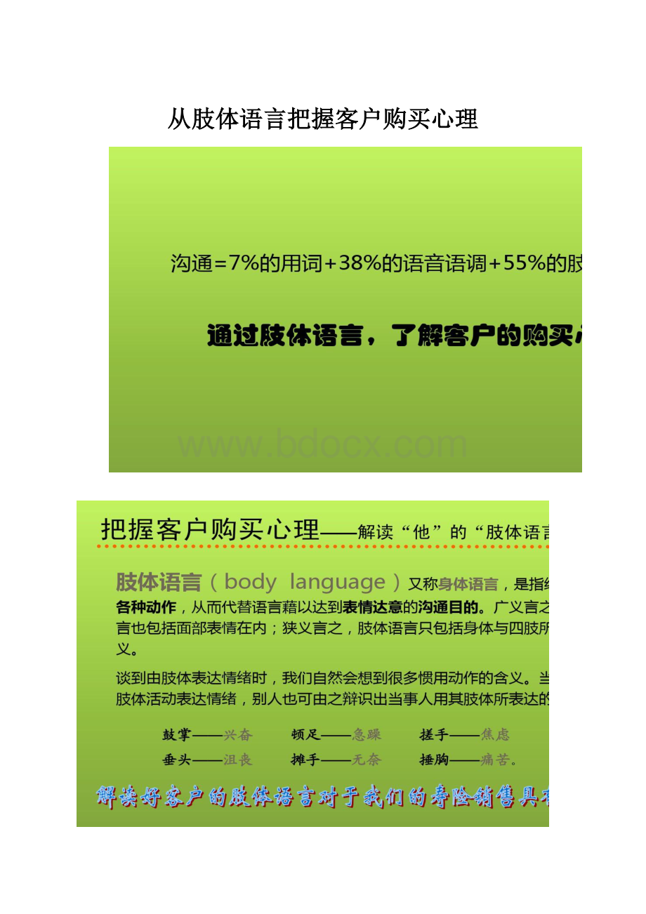 从肢体语言把握客户购买心理Word文件下载.docx_第1页