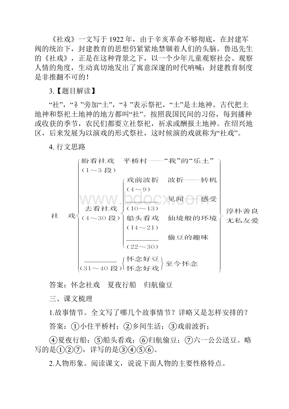 部编版八年级语文下册第一单元知识点Word文档下载推荐.docx_第2页