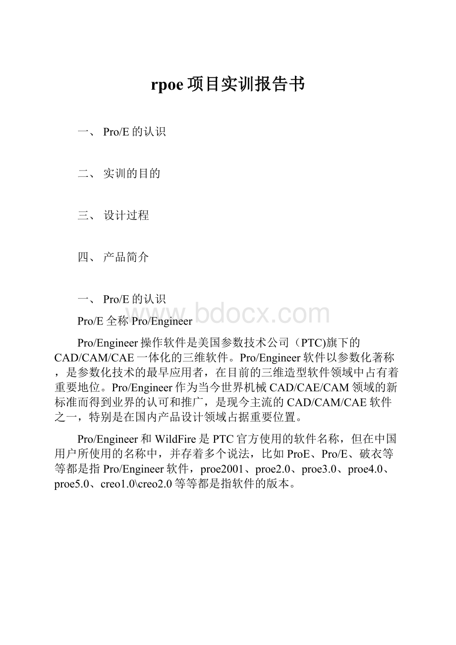 rpoe项目实训报告书.docx_第1页