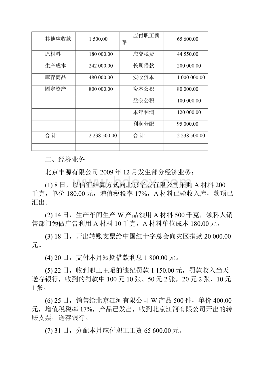 会计模拟案例五Word格式文档下载.docx_第2页