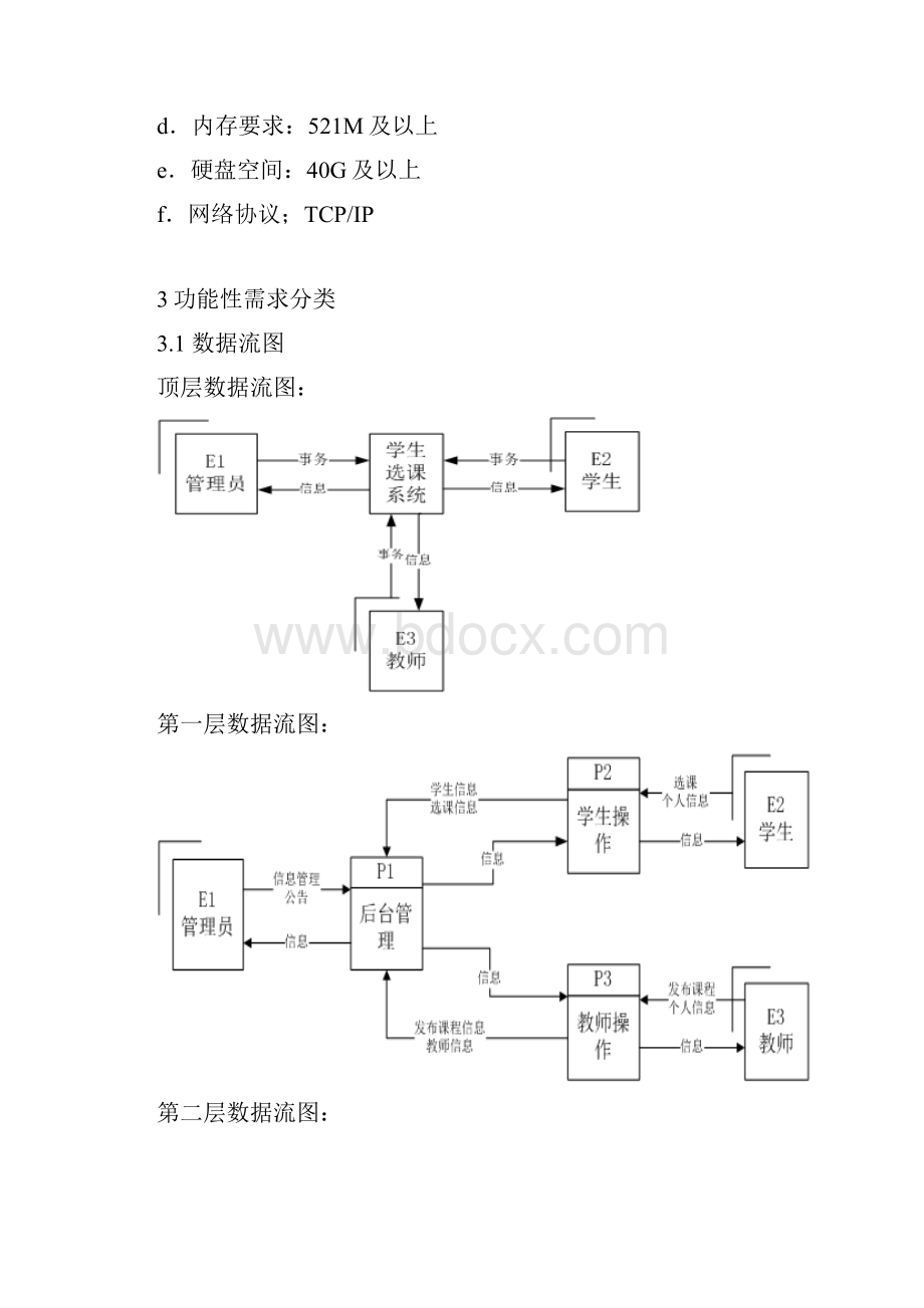 大学学生选课系统软件需求规格说明书.docx_第2页