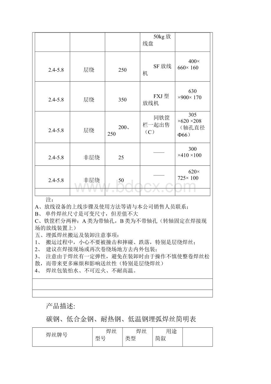 碳钢低合金钢耐热钢及低温钢埋弧焊丝.docx_第3页