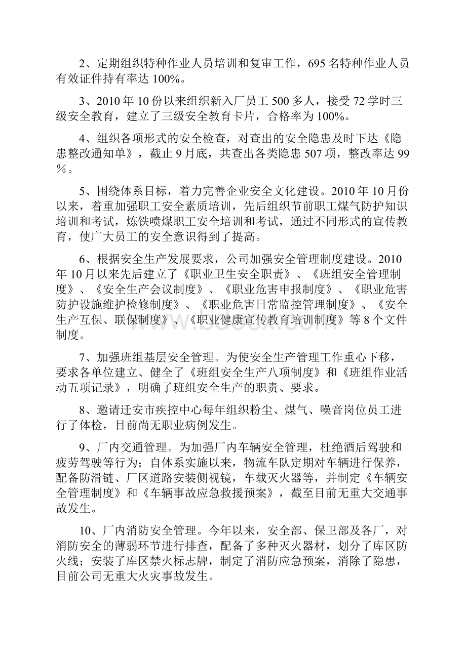 职业健康安全管理体系运行情况报告.docx_第3页