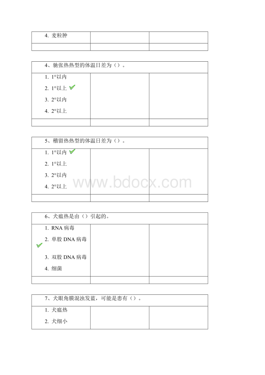 宠物疾病诊治练习题及答案.docx_第2页