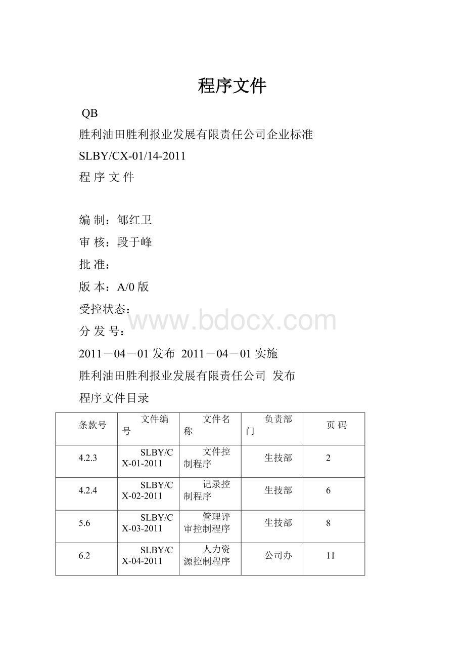 程序文件.docx