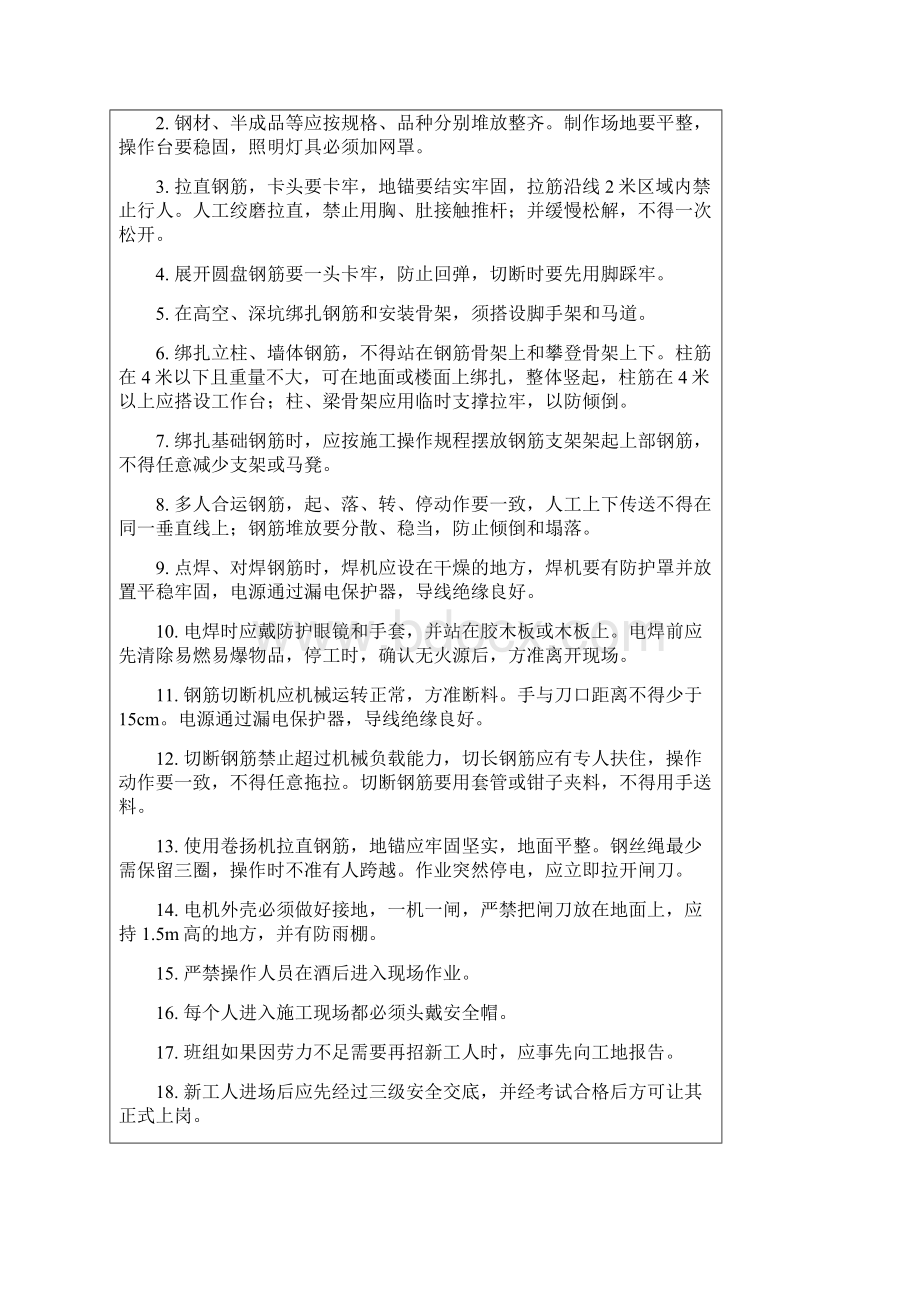 班组级安全教育培训记录Word文档下载推荐.docx_第3页