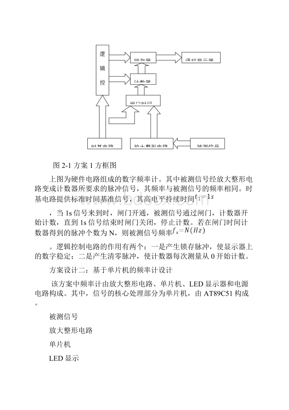 自动量程切换频率计的设计.docx_第2页