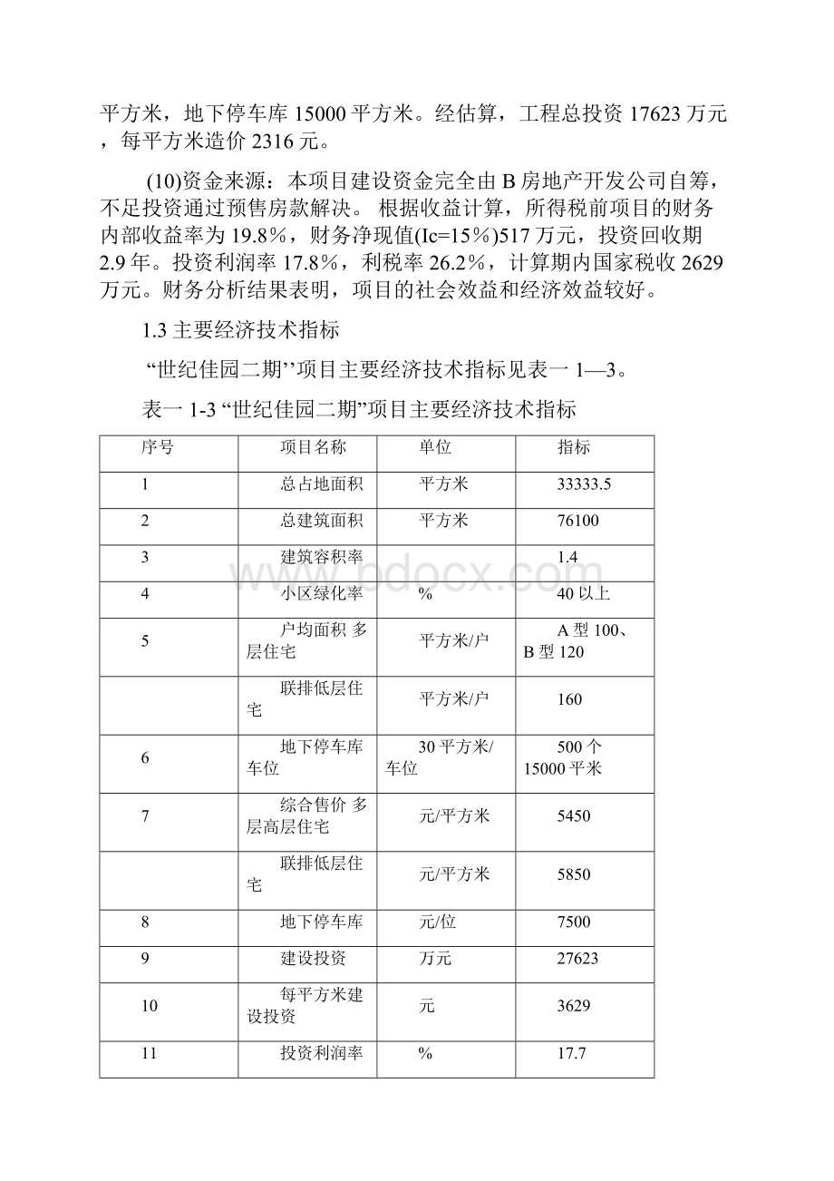 世纪佳园二期房地产开发项目可行研究报告.docx_第3页