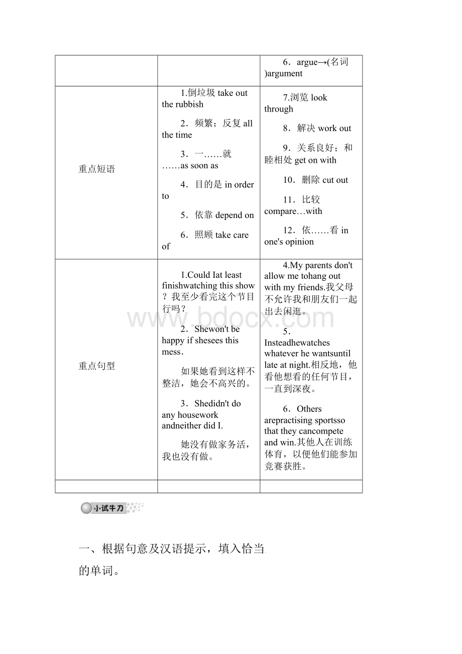 中考英语人教版一轮复习导学案+第十讲+八年级下Units+34.docx_第2页