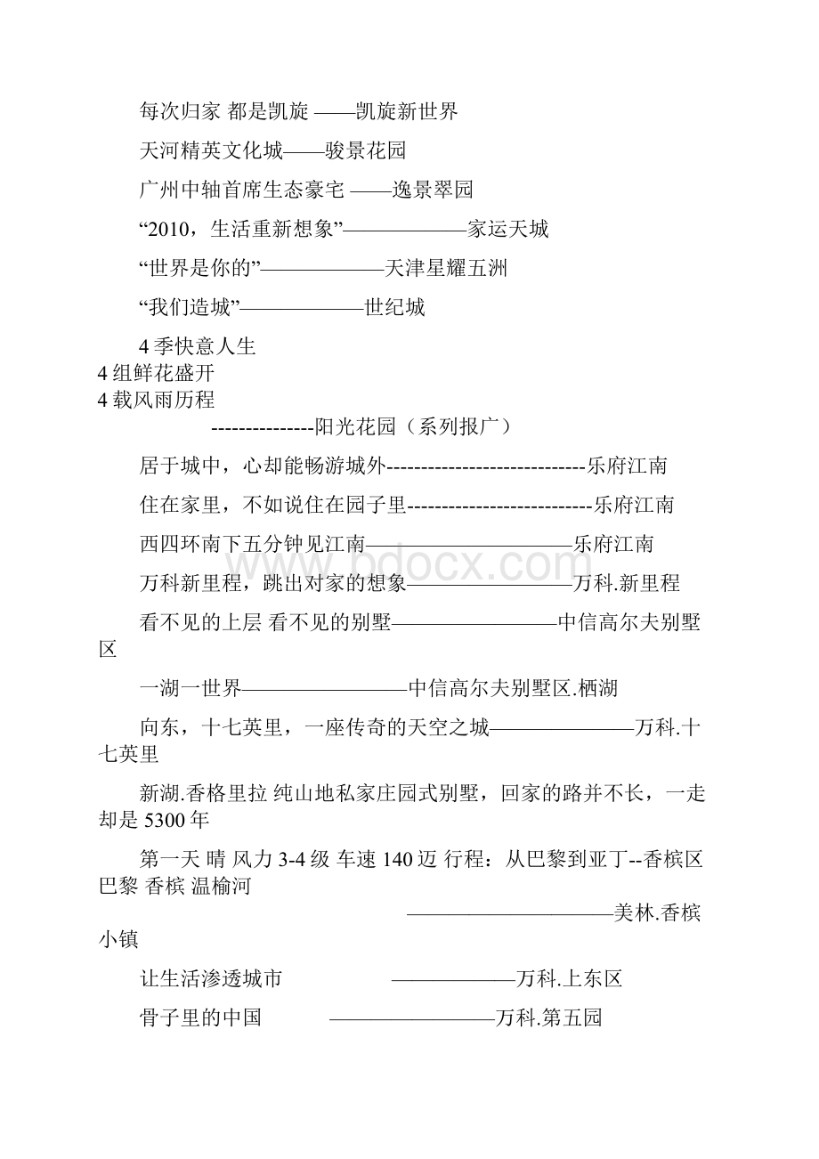 xxxx年楼盘精彩广告语赏析doc.docx_第2页