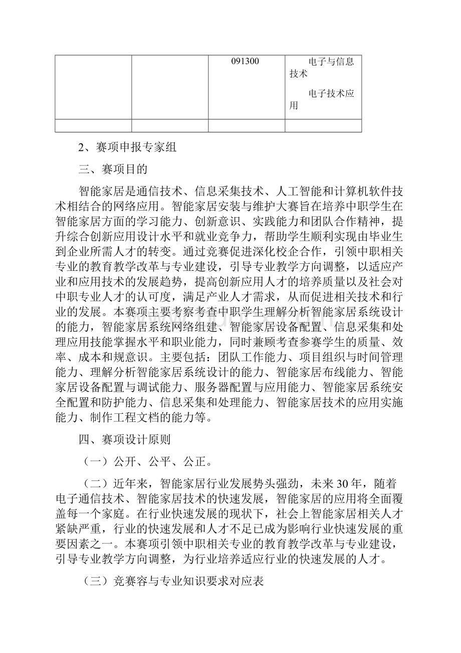 中职组全国职业院校技能大赛智能家居安装与维护.docx_第2页