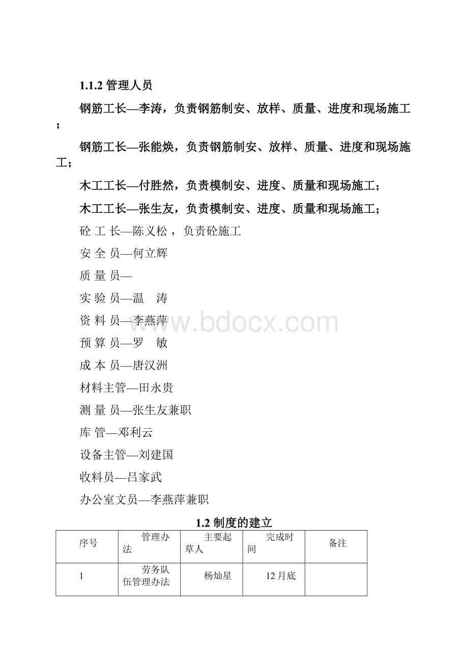 工程管理项目部管理规定管理手册文档格式.docx_第2页