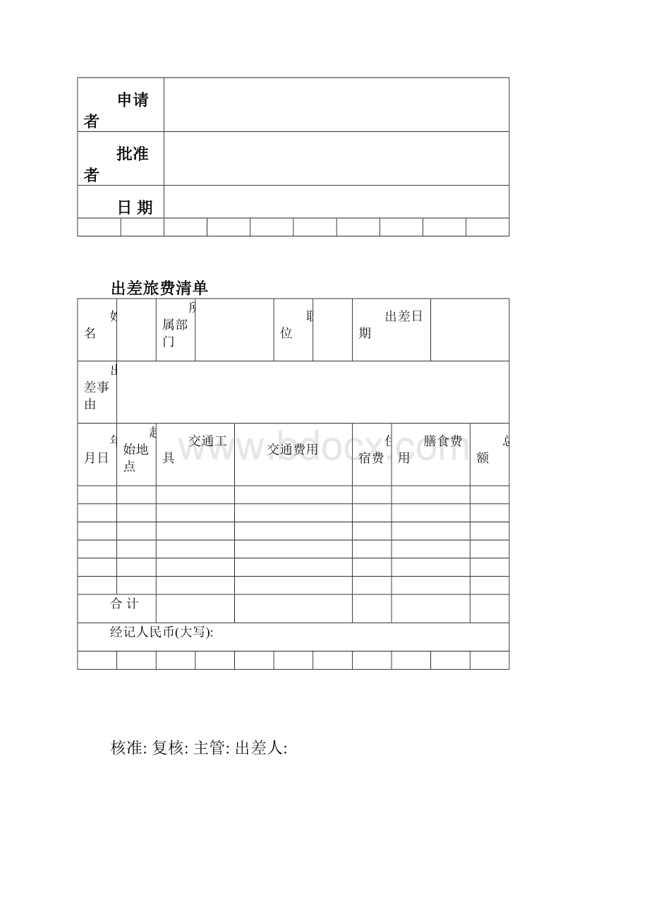 办公室文档表格大全详细.docx_第2页