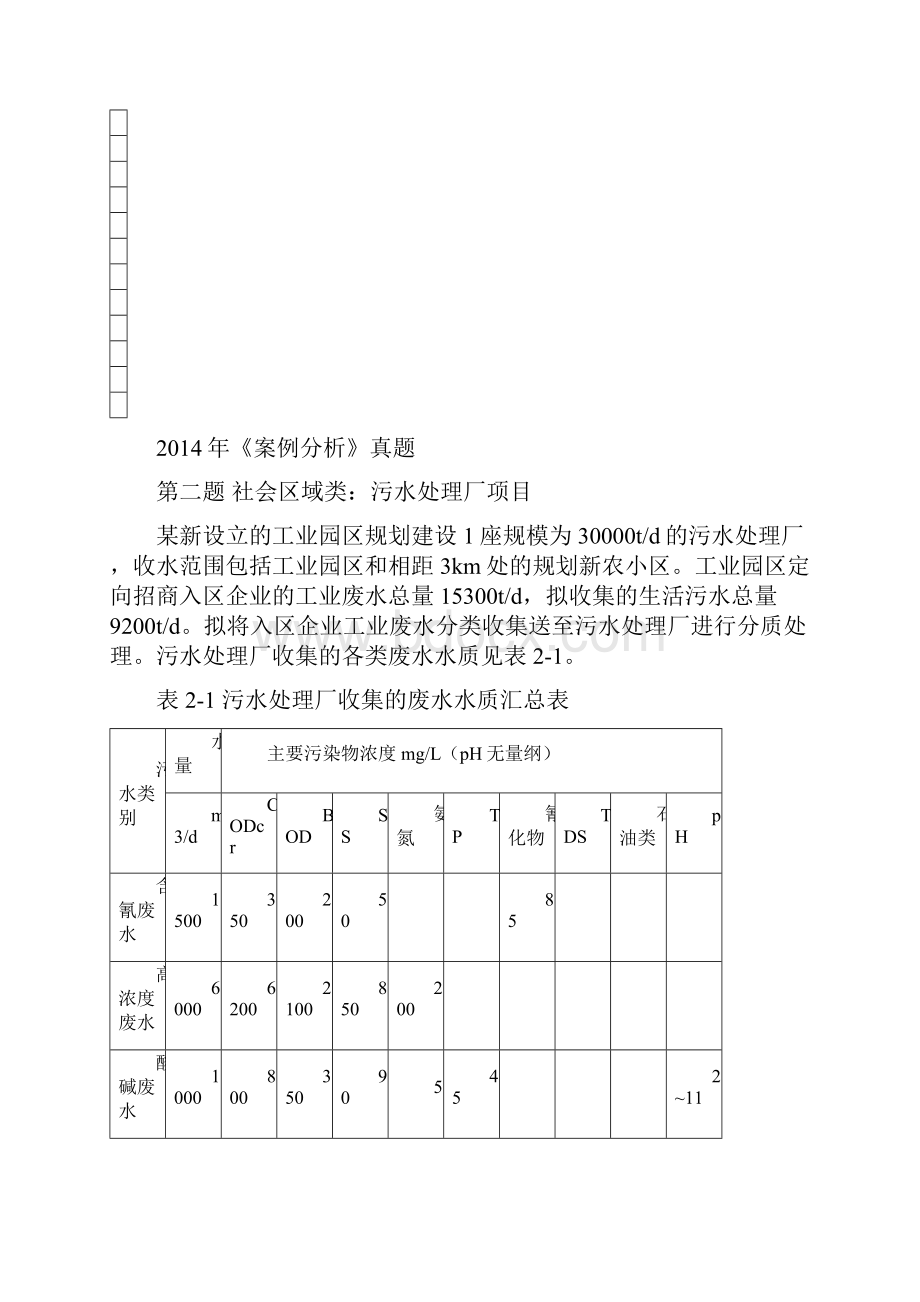 环评师考试案例分析真题+答题卡+评分标准A3版415.docx_第3页