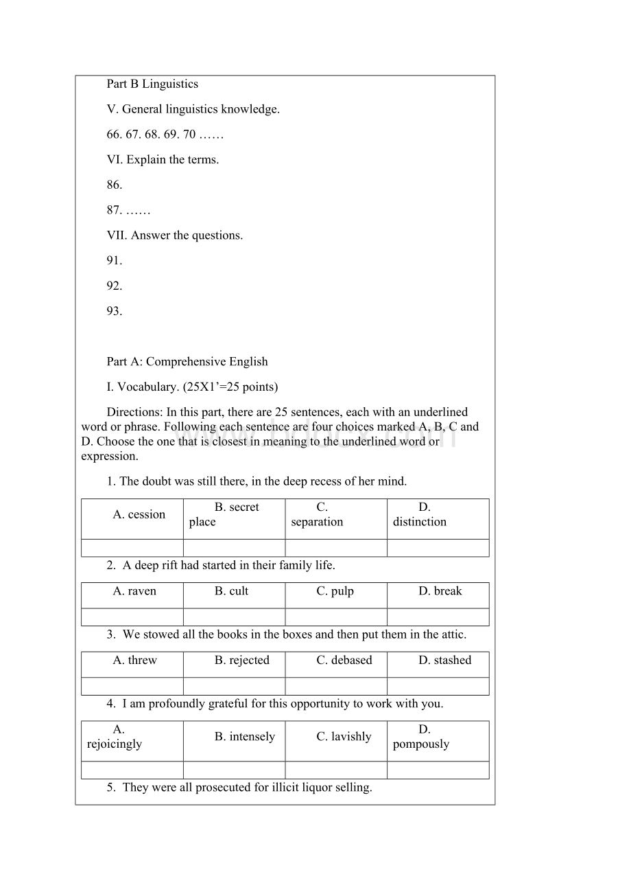 研究生入学考试《外国语专业综合》自命题试题.docx_第2页