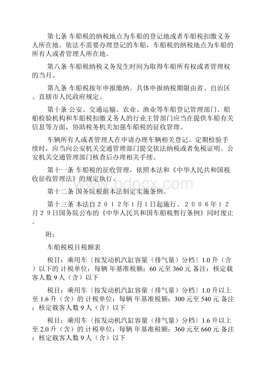 河南省车船税实施办法.docx_第2页